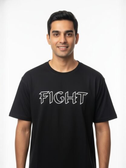FIGHT LAPA Graphic Oversized T-Shirt – Trendy Streetwear Style - Image 22