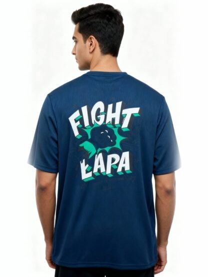 FIGHT LAPA Graphic Oversized T-Shirt – Trendy Streetwear Style - Image 20