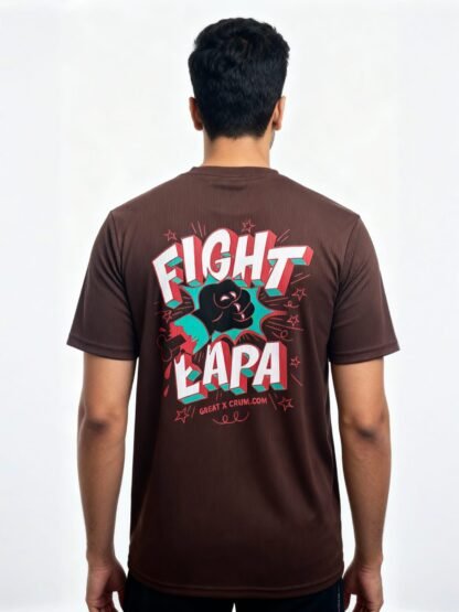 FIGHT LAPA Graphic Oversized T-Shirt – Trendy Streetwear Style - Image 17