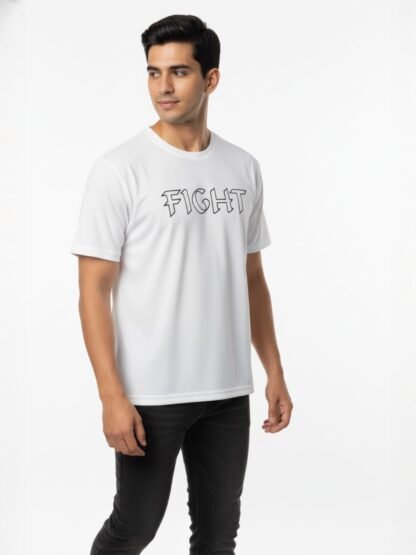 FIGHT LAPA Graphic Oversized T-Shirt – Trendy Streetwear Style - Image 4